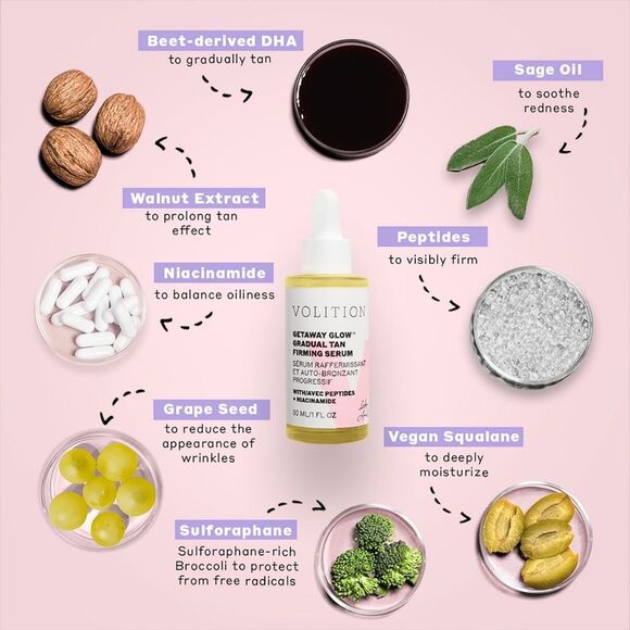 Volition Firming Gradual Tanning Serum W/ Peptides And NIACINAMIDE - Picture 6 of 14